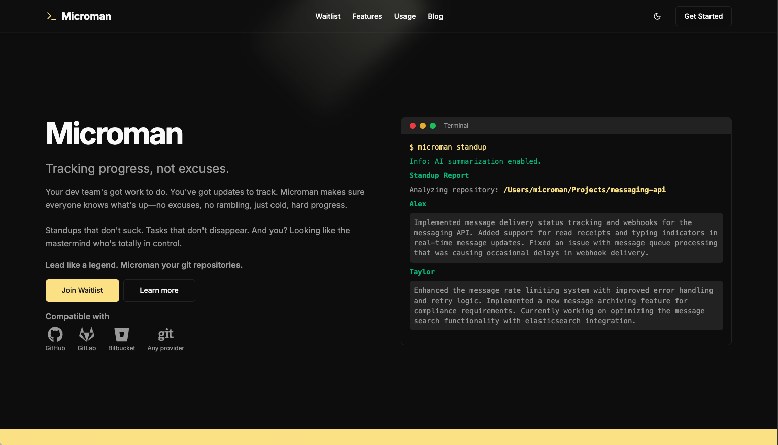 microman.dev preview